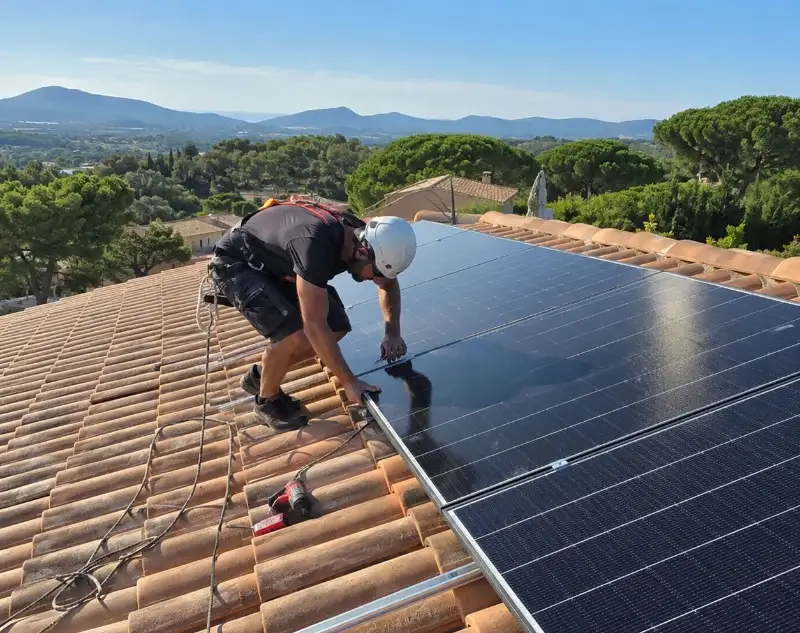Installateur panneaux solaires Veurey-Voroize — pose photovoltaïque sur toiture