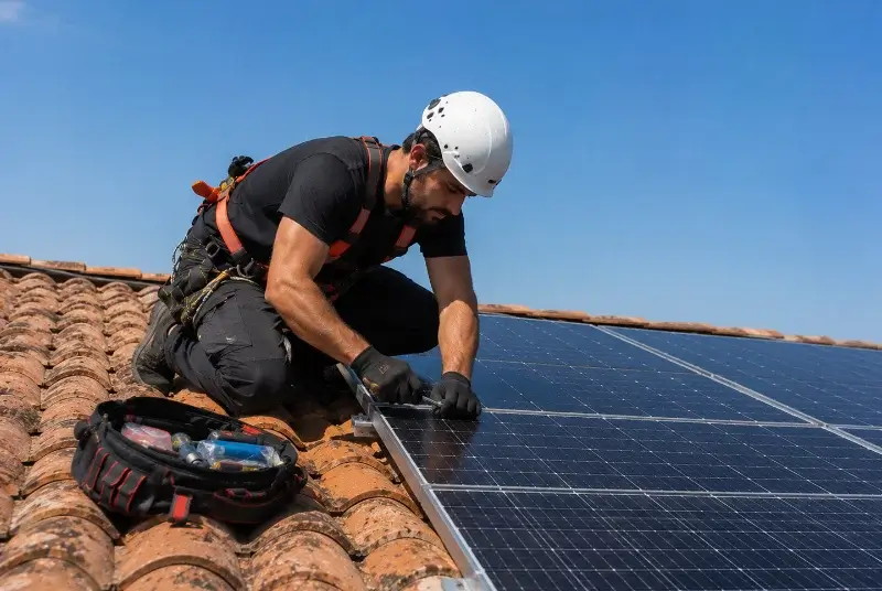 Maintenance et monitoring de panneaux solaires à Veurey-Voroize