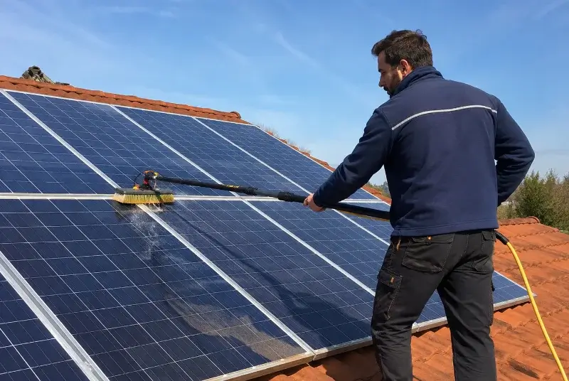 Nettoyage et entretien de panneaux solaires à Veurey-Voroize